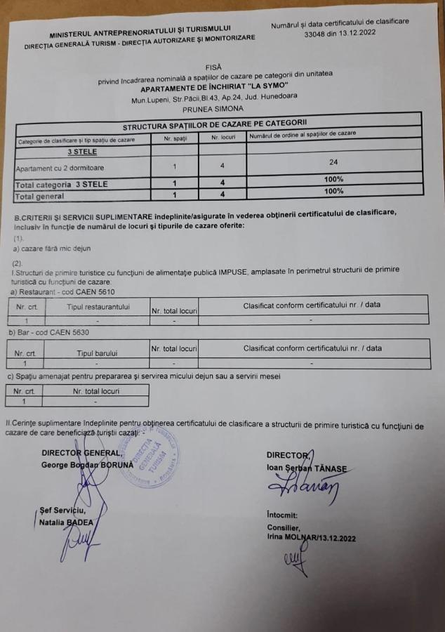 La Symo Apartament Straja Lupeni Lupény Kültér fotó